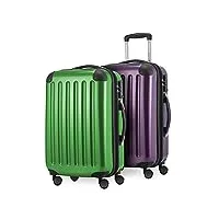 hauptstadtkoffer - alex – lot de 2 valises rigides brillantes (s et s), 84 litres, multicolore, valise