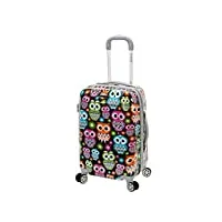 rockland vision bagage rigide à roulettes pivotantes multicolore 50,8 cm, multicolore, carry-on 20-inch, vision valise rigide à roulettes pivotantes