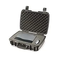 peli storm im2370 valise robuste pour ordinateur portable, étanche à l'eau et à la poussière, capacité de 19l, fabriquée aux États-unis, avec insert en mousse personnalisable, couleur: noire