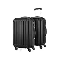 hauptstadtkoffer bagage à main, 55 cm/98 litres, noir, bagage à main