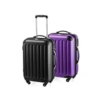 hauptstadtkoffer bagages cabine, 55 cm, 98 l, multicolore