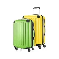 hauptstadtkoffer sets de bagages, 65 cm, 131 l, multicolore