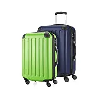 hauptstadtkoffer sets de bagages, 65 cm, 131 l, multicolore
