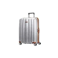 samsonite lite - cube dlx spinner valise à 4 roulettes, spinner xl (82 cm - 122 l), gris (aluminium)