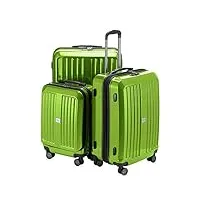 hauptstadtkoffer sets de bagages, 75 cm, 260 l, vert