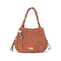 catwalk collection handbags - cuir véritable - grand sac à main/sac porté épaule/cabas - femme - caz - tanne