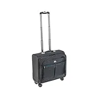 pedea business trolley premium valise à roulettes pour ordinateur portable jusqu'à 17,3 pouces (43,9 cm) avec compartiment pour nuitée, noir