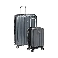 delsey 07612, set de bagages mixte adulte, platine (argenté) - 07612pl