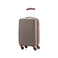 hauptstadtkoffer - wannsee - bagages cabine à main valise rigide, tsa, 58 cm, 37 liter, champagne