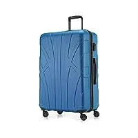 suitline - valise de taille moyenne bagages rigide, 66 cm, 68 liter, cyan