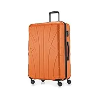 suitline - valise de taille moyenne bagages rigide, 66 cm, 68 liter, orange