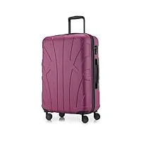 suitline - valise taille moyenne bagages de soute rigide, 66 cm, 68 liter, pink