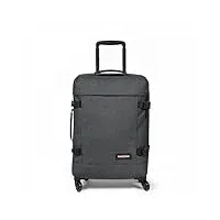 eastpak - trans4 s - valise, 54 x 35 x 23, 44 l, black denim (gris)