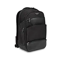 targus mobile vip sac à dos pour ordinateur portable 12-15,6” - sac à dos pour ordinateur multi-fit - sac à dos imperméable avec protection safeport – noir, tsb914eu
