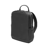 moleskine sac à dos classic en cuir, sac à dos pc compatible avec tablette, ordinateur portable ipad jusqu'à 15 pouces, dimension 32 x 42 x 11 cm, noir
