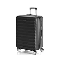 itaca - valise moyenne, valises rigides, valise rigide, valise semaine pour tout voyage, valise soute de luxe 71260, anthracite
