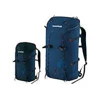 mont-bel ridge line pack 30 sac à dos, bleu marine foncé, taille unique mixte