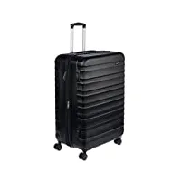 amazon basics valise de voyage à roulettes pivotantes, noir, 78 cm