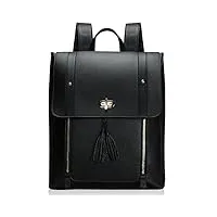estarer sacoche ordinateur portable 15.6" sac à dos femme cuir noir cartable sac porté dos scolaire fille backpack