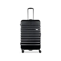 bugatti corium valise rigide 78x49x28,5cm - 85l, 4 roues, combinaison tsa, noir