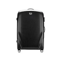 wittchen pc ultra light bagage rigide valise de voyage valise trolley grande valise en polycarbonate quatre roulettes serrure à combinaison tsa manche télescopique en aluminium taille l noir