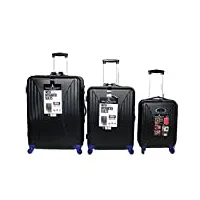 vk vivien kondor london travel smart set de bagages 77 centimeters noir (black)