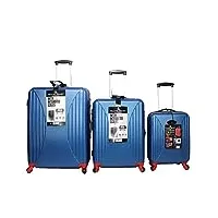 vk vivien kondor london travel smart set de bagages 77 centimeters bleu (bleu)