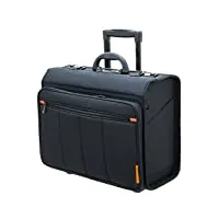 davidts pilot case + trolley the chase noir
