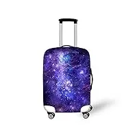 hw, set de bagages femme multicolore galaxy l (26"-30" cover)