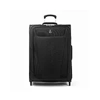 travelpro maxlite 5 | valise à roulettes extensible de 66 cm, maxlite 5 66 cm, noir, checked-medium 26-inch, maxlite 5 softside valise verticale légère et extensible