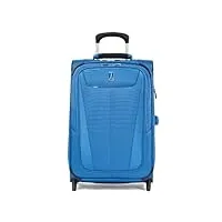 travelpro maxlite 5 valise de cabine extensible 55,9 cm, bleu azur, carry-on 22-inch, maxlite 5 softside valise verticale légère et extensible