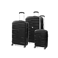 starlight 2.0 set de bagages, 110 liters, noir (nero)