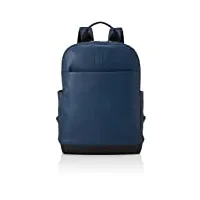 moleskine - sac à dos classique pro, sac à dos professionnel de bureau, sac à dos pc pour ordinateur portable, ipad jusqu'à 15'', petit sac à dos homme, taille 43 x 33 x 14 cm, bleu saphir