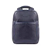 piquadro blue square special sac à dos en cuir 42 cm compartiment pour ordinateur portable
