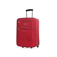 itaca - valise cabine avion - bagages cabine résistant - petite valise semi rigide - bagage cabine - valise ultra légère - bagage cabine en matériau eva t71950, rouge