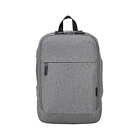 targus citylite pro modern compact convertible sac à dos pour ordinateur portable 12 pouces à 15,6 pouces gris (tsb937gl)