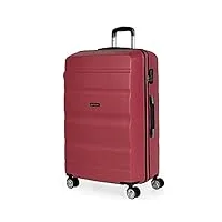 itaca - valise grande taille. grande valise rigide 4 roulettes - valise grande taille xxl ultra légère - valise de voyage. combinaison verrouillage t71670, corail