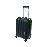 savebag - cyborg - valise cabine low cost - noir/anis - 34 x 20 x 50 cm - 2,44 kg - 29l