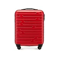 wittchen a-line ii bagage cabine bagage à main coque rigide abs haute qualité taille s rouge