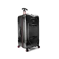 traveler's choice maxporter valise rigide à roulettes pivotantes 76,2 cm, noir, 76.20 cm, maxporter ii valise rigide à roulettes pivotantes 76,2 cm