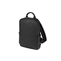 moleskine - petit sac à dos classique, petit sac à dos pour pc compatible avec ordinateur portable, tablette et ipad jusqu'à 13'', taille 27 x 36 x 9 cm, noir