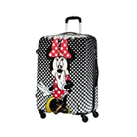 american tourister disney legends - spinner l, bagage enfant, 75 cm, 88 l, multicolore (minnie mouse polka dot)