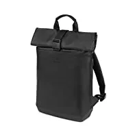 moleskine - sac à dos tout usage classique rabattable , sac à dos pc compatible avec tablette, ordinateur portable, ipad, ordinateur jusqu'à 15'', taille 40 x 32 x 12 cm, noir
