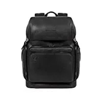 piquadro black square sac à dos cuir 44 cm compartiment laptop