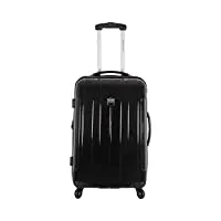 france bag valise rigide 60 cm pour moyen séjour – polycarbonate – noir