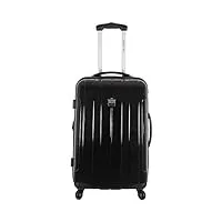 france bag valise 70 cm rigide en polycarbonate pour long séjour – noir -bahamas