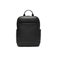 moleskine - sac à dos classique pro en cuir, sac à dos de bureau professionnel pour homme, sac à dos pour ordinateur portable, ipad, tablette jusqu'à 15'', taille 43 x 33 x 14 cm, noir
