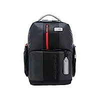 piquadro backpack urban male grey-black - ca4550ub00bm-grn