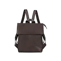 stilord 'charlie' vintage sac à dos en cuir marron pour hommes femmes sac tyrolien d'affaires sac à bandoulière pour pc portable 13,3 pulgadas, couleur:marron - foncé pâle