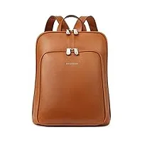bostanten sac à dos en cuir véritable pour femmes daypacks décontracté school mode sac a dos voyage marron